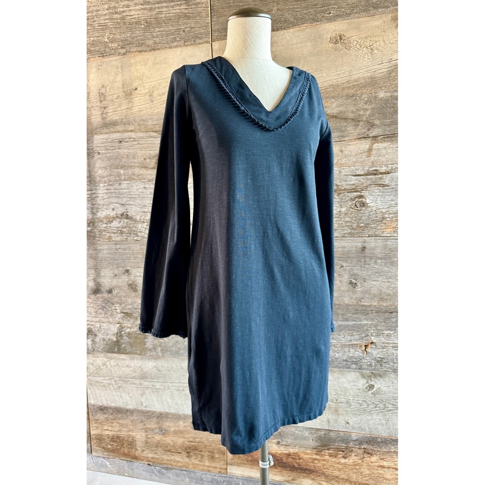 Coolibar Samoa Bay Cover Up Dress XXS Black UPF 50+‎ Beach Vacation Sustainable